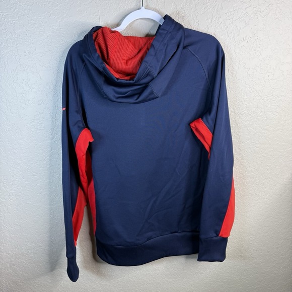 Nike Therma Fit Full Zip Hoodie United States Olympic Team Logo Blue Red XL - Picture 6 of 7
